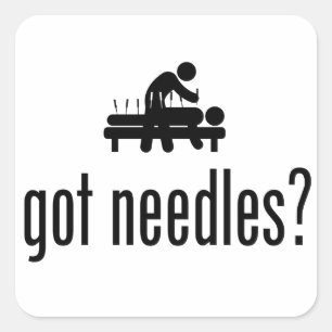 Sticker Carré Acuponcture