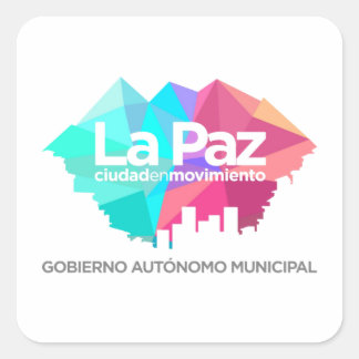 Sticker Carré Adesivo La Paz