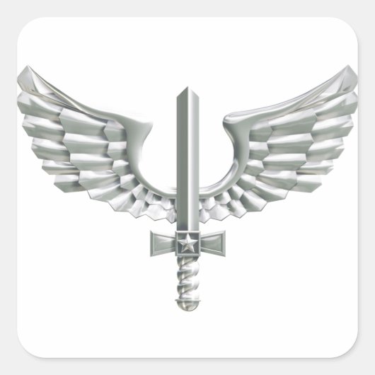Sticker Carré Adhésive Armée de l'air Brésilienne - Modelo 2 (Devant)