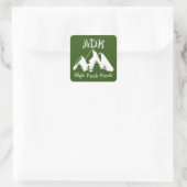 Sticker Carré Adirondack High Peak Freak (Sac)