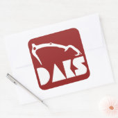 Sticker Carré Adirondacks Ice Escalade (Enveloppe)