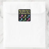 STICKER CARRÉ ADMIN ASST SHOE LOVER DESIGN (Sac)