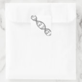 Sticker Carré ADN musical (Sac)