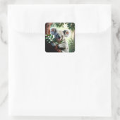 Sticker Carré Adorable Ours Koala (Sac)