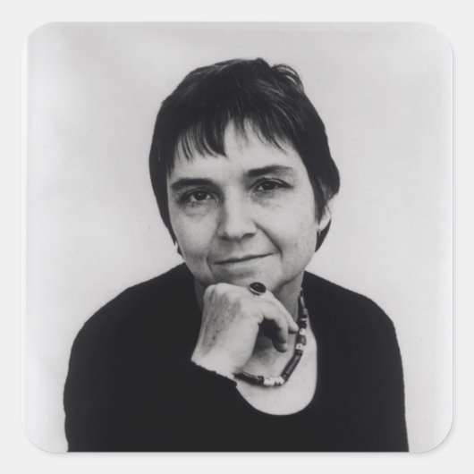 Sticker Carré Adrienne Cecile Rich, années 1970 (Devant)