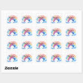 Sticker Carré Adventure Await Rainbow (Feuille)