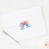 Sticker Carré Adventure Await Rainbow (Enveloppe)
