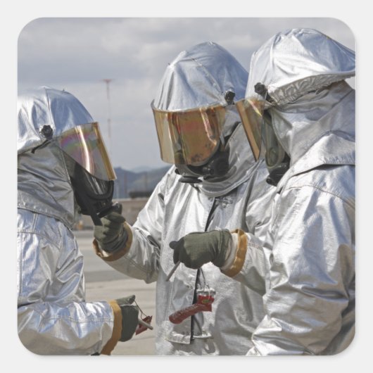 Sticker Carré Aéronefs Secourus Pompiers Marines (Devant)