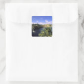 Sticker Carré AF, Egypte, Haute Egypte, Assouan. le Nil, (Sac)