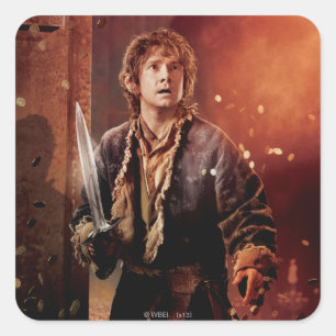 Sticker Carré Affiche 3 de caractère de BILBO BAGGINS™