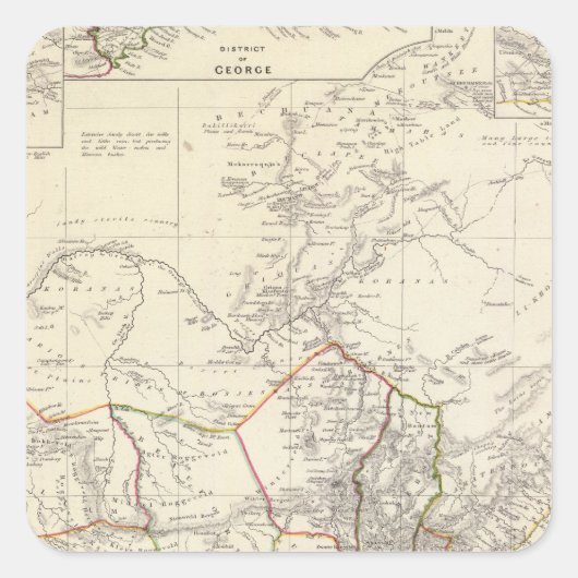 Sticker Carré Afrique du Sud (Devant)