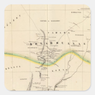 Sticker Carré Afrique du Sud 51