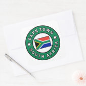 Sticker Carré Afrique du Sud du Cap (Enveloppe)