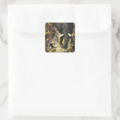 Sticker Carré Afrique vintage (Sac)