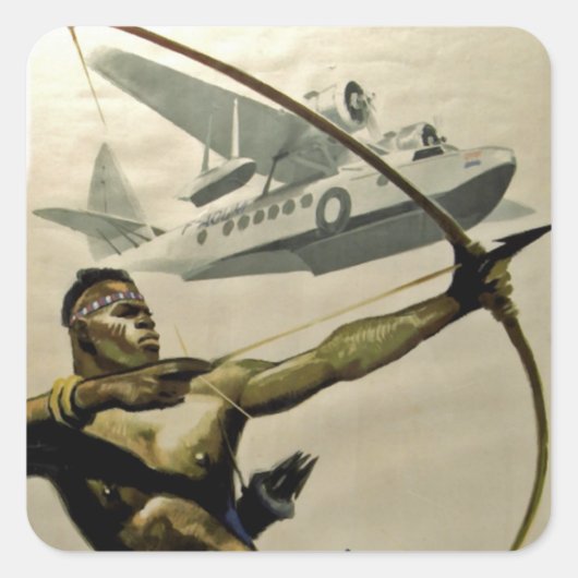 Sticker Carré Afromaritime (Devant)