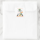 Sticker Carré Agent orange (Sac)