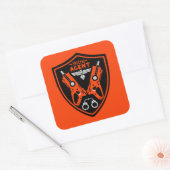 Sticker Carré Agent spécial (Enveloppe)