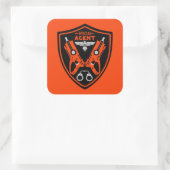 Sticker Carré Agent spécial (Sac)