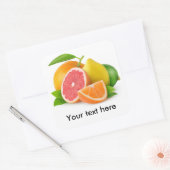 Sticker Carré Agrumes mixtes (Enveloppe)