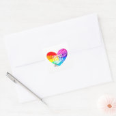 Sticker Carré Ahava Love Pride Art (Enveloppe)
