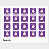 Sticker Carré Aïd Al Adha Moubarak Pour Musulman (Feuille)