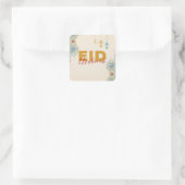 Sticker Carré Aïd moubarak (Sac)