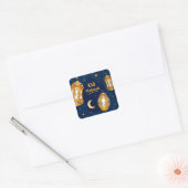Sticker Carré Aïd or Moubarak (Enveloppe)