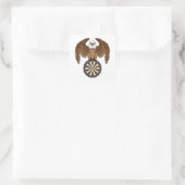 Sticker Carré Aigle aux fléchettes avec Dartboard (Sac)