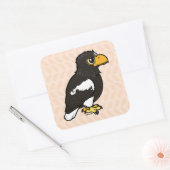 Sticker Carré Aigle marin Birdorable Steller's (Enveloppe)
