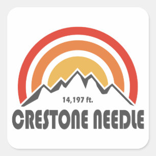 Sticker Carré Aiguille de Crestone