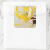 Sticker Carré Aiguille et gingembre Fresca cocktail (Sac)