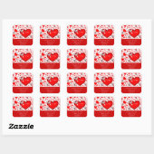Sticker Carré Aimer toujours_ (Feuille)
