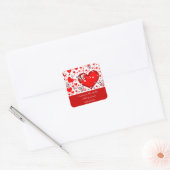 Sticker Carré Aimer toujours_ (Enveloppe)