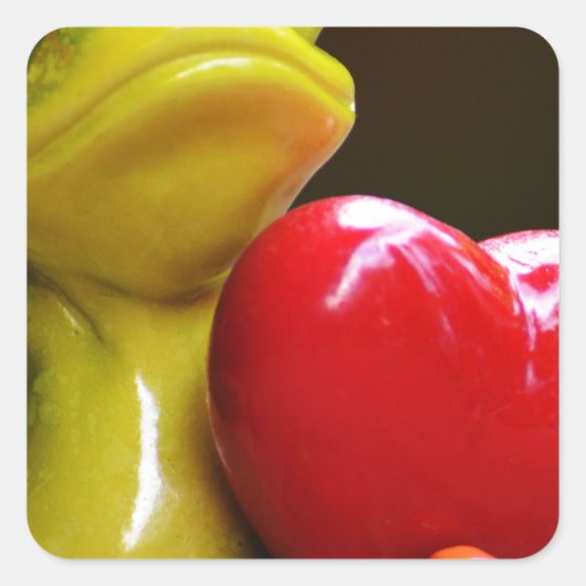 Sticker Carré Aimez-moi...Je suis Lonley (Devant)