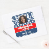 Sticker Carré Ajouter un Modèle de campagne personnalisée (Enveloppe)