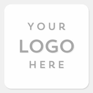 Sticker Carré Ajouter votre logo d'entreprise