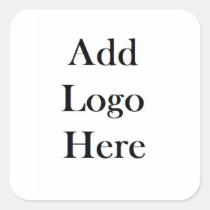 Sticker Carré Ajoutez votre logo à cette