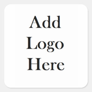 Sticker Carré Ajoutez votre logo à cette