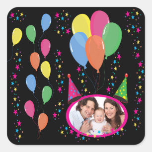 Sticker Carré Ajoutez votre propre photo à des Casquettes de par