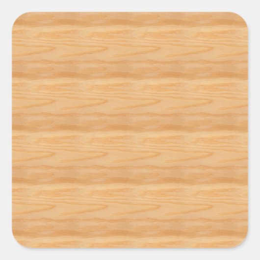 Sticker Carré Ajoutez Votre Texte Élégant Modèle de Bois Vierge  (Devant)