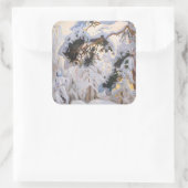 Sticker Carré Akseli Gallen-Kallela - Forêt en hiver (Sac)