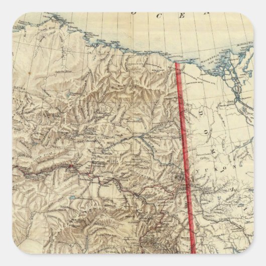 Sticker Carré Alaska 5 (Devant)