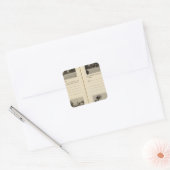 Sticker Carré Albany, NY (Enveloppe)