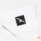 Sticker Carré Albatros blanc (Enveloppe)