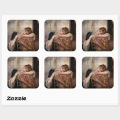 Sticker Carré Albert Edelfeel - La Parisienne / Virginie (Feuille)