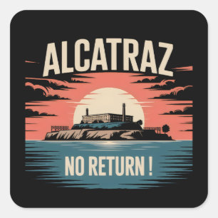 Sticker Carré Alcatraz.