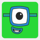 Sticker Carré Aleξ ander (Devant)