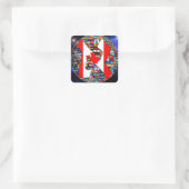 Sticker Carré Alef Flag (Sac)