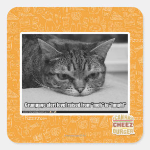 Sticker Carré Alerte de Grumpage