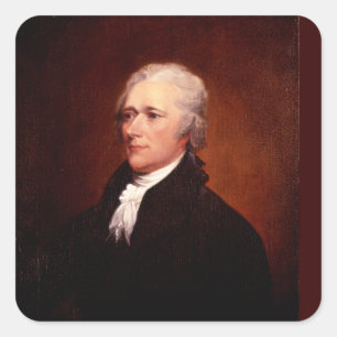 Sticker Carré Alexander Hamilton